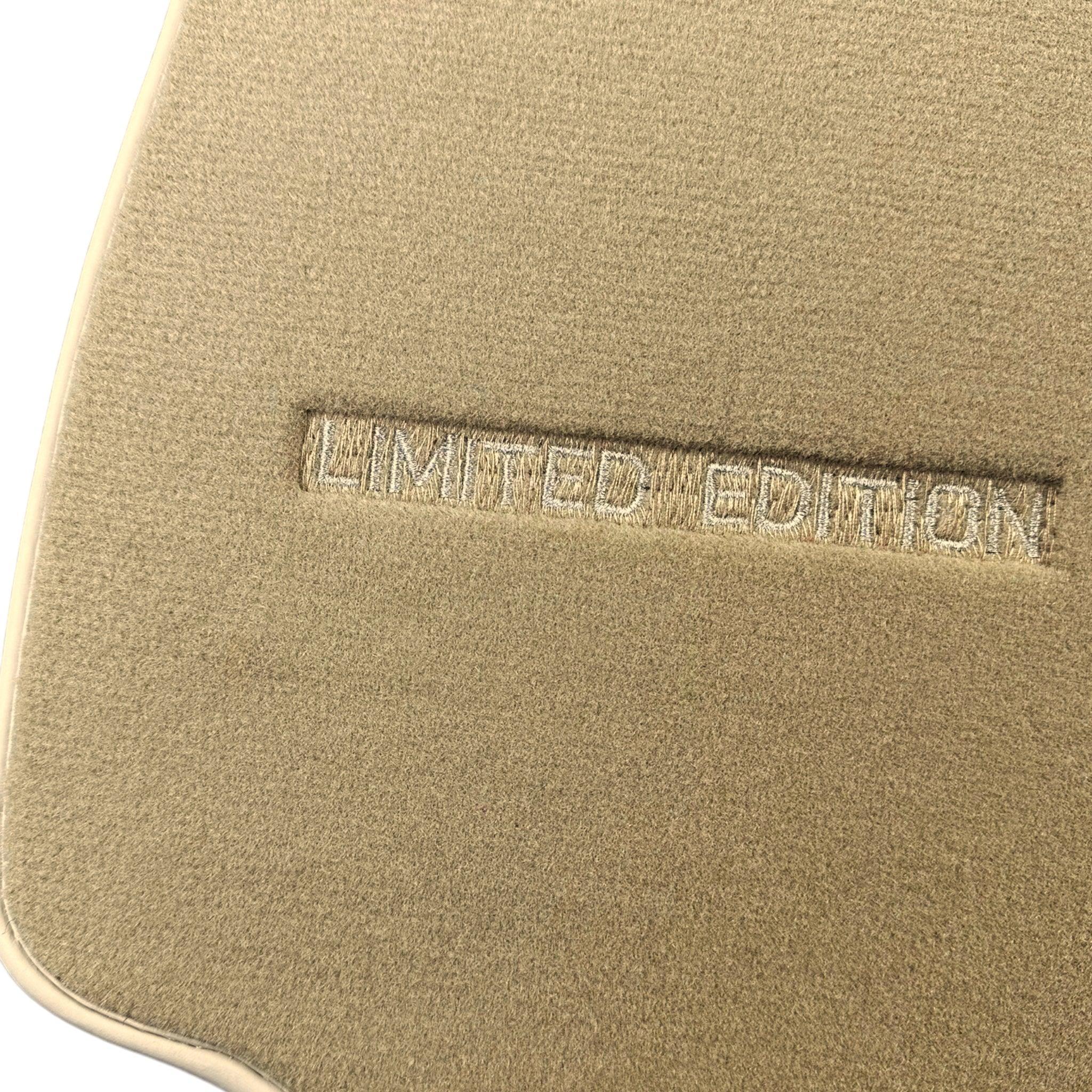 Beige Floor Mats For Mercedes Benz C-Class S205 Wagon (2014-2018) | Limited Edition - AutoWin