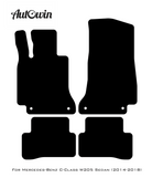 Beige Floor Mats For Mercedes Benz C-Class W205 Sedan (2014-2018) | Limited Edition - AutoWin