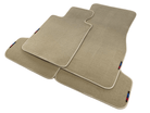 Beige Mats For BMW M5 E39 With M Package - AutoWin