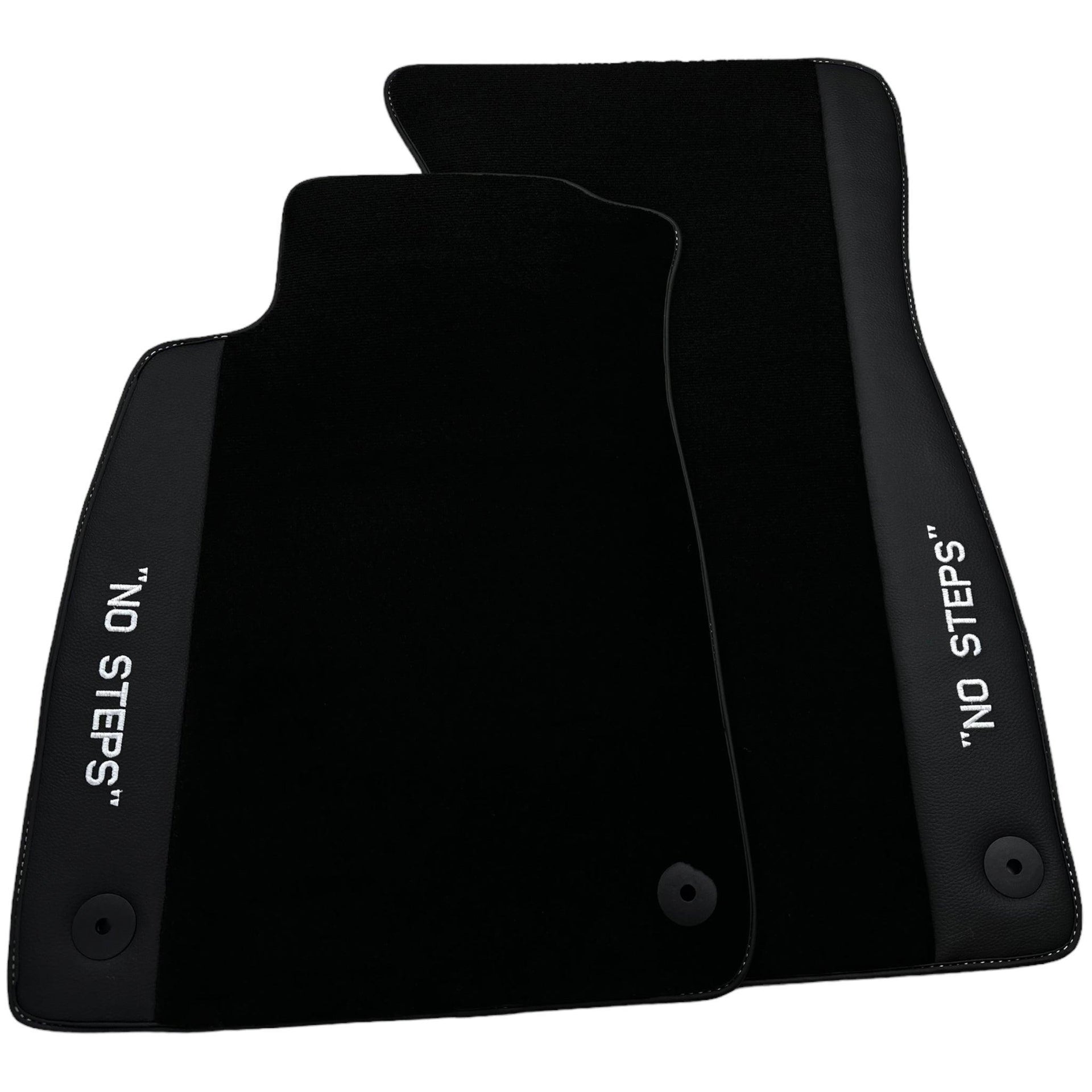 Black Floor Mats for A4 - B9 Avant (2019-2023) | No Steps - AutoWin