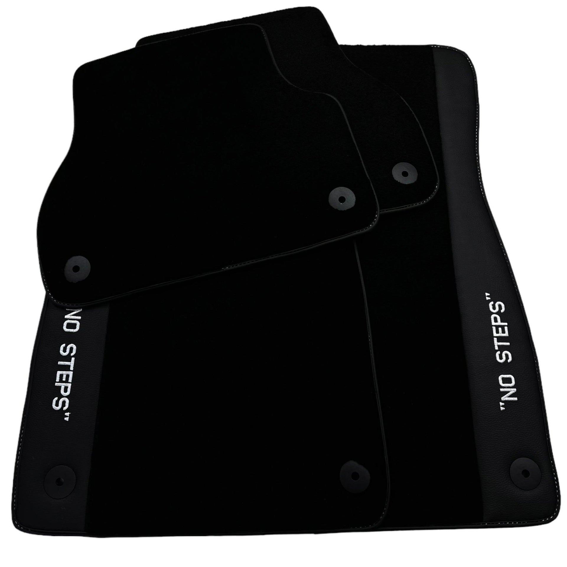 Black Floor Mats for A4 - B9 Avant (2019-2023) | No Steps - AutoWin