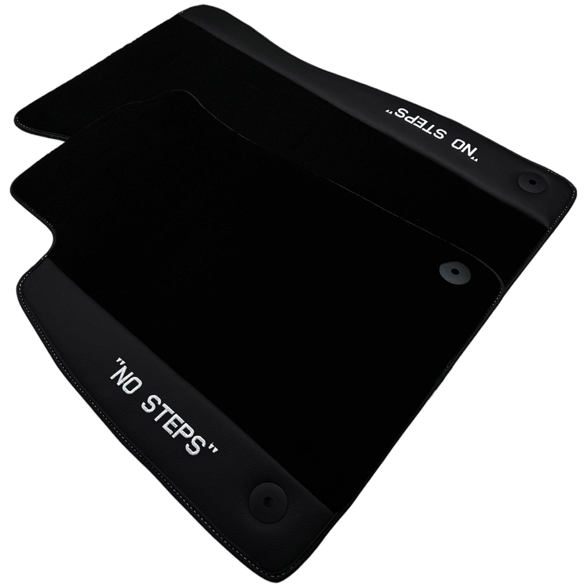 Black Floor Mats for Audi A4 - B5 Avant (1996 - 1999) | No Steps - AutoWin