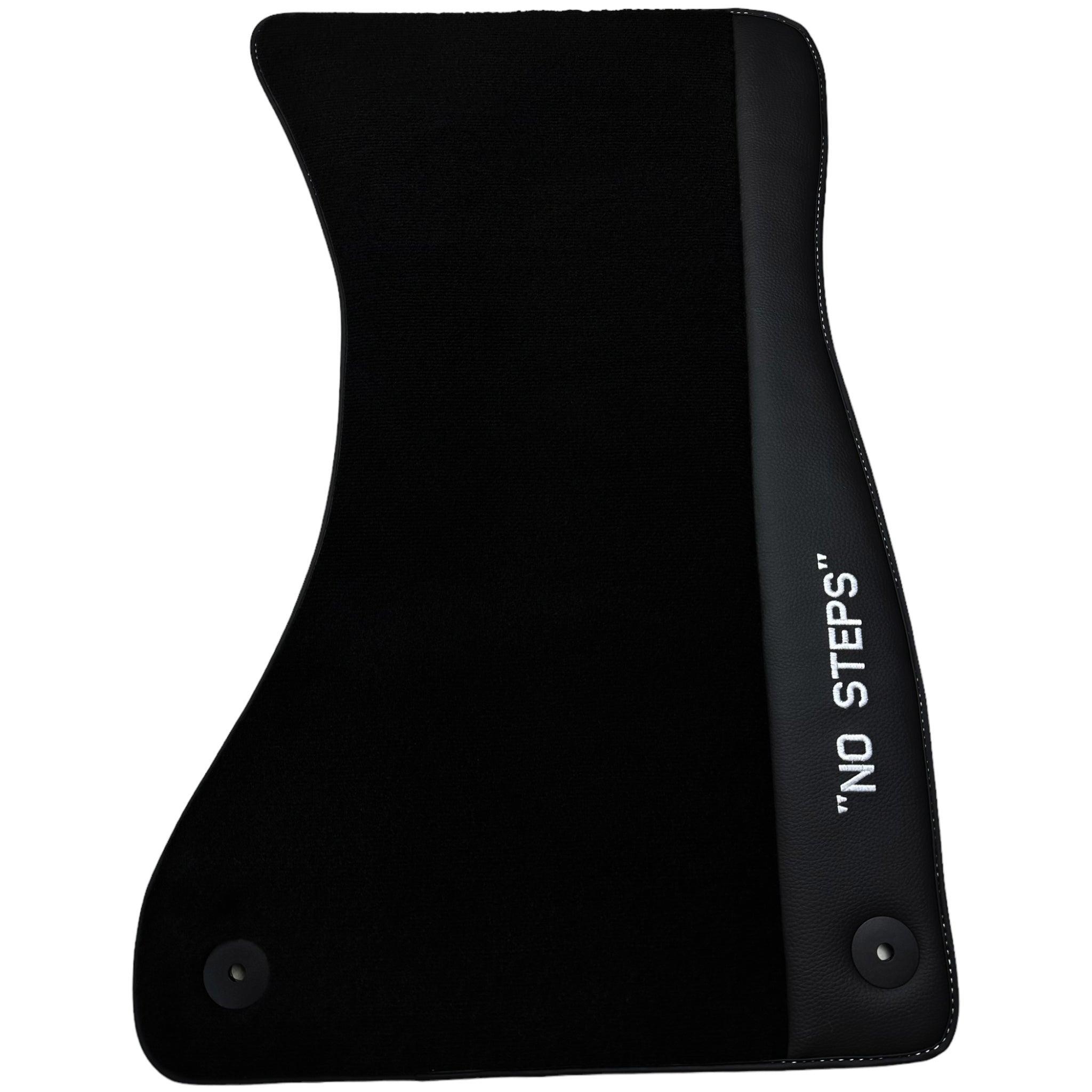 Black Floor Mats for Audi A6 - C6 Sedan Facelift (2008-2011) | No Steps - AutoWin