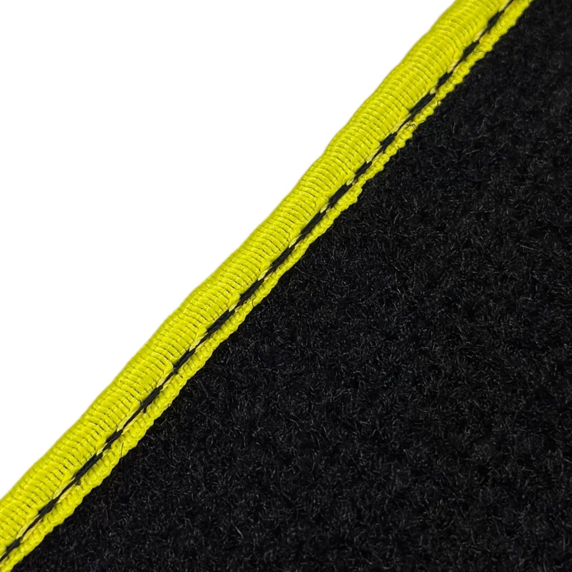 Black Floor Mats For BMW 1 Series F40 | Yellow Trim Autowin Brand - AutoWin
