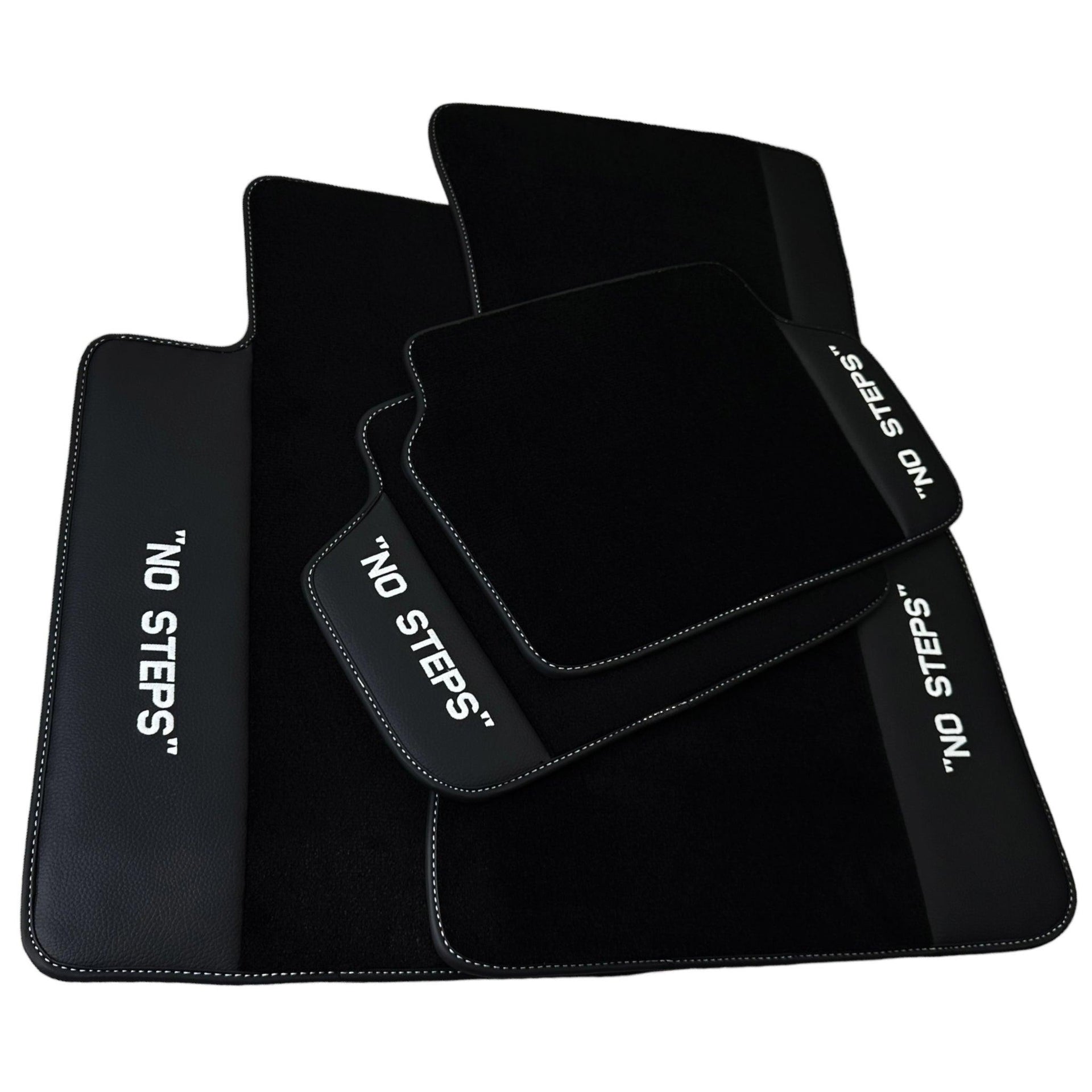 Black Floor Mats For BMW 7 Series E66 No Steps Edition AutoWin Brand - AutoWin