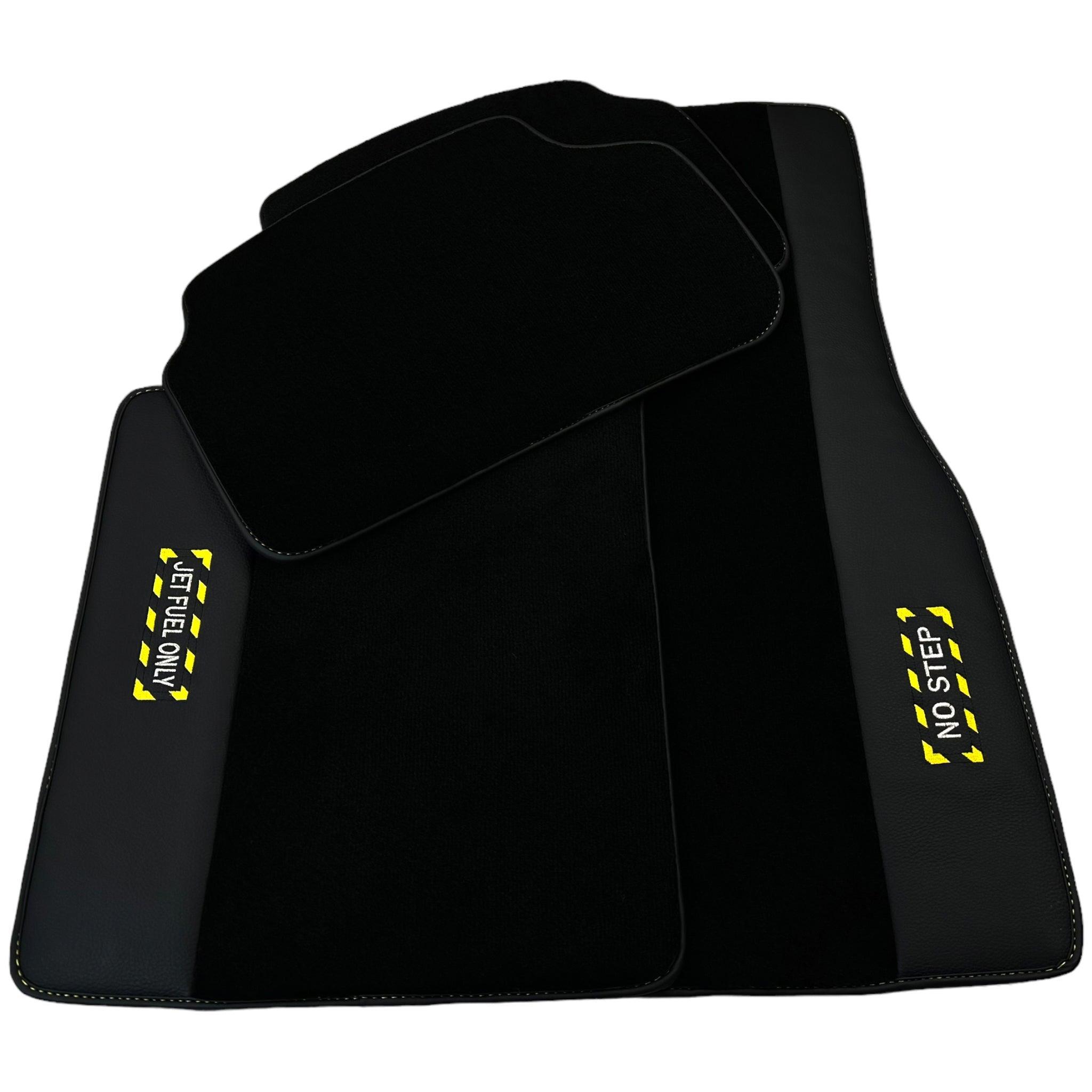 Black Floor Mats For BMW X3M Series F97 | Fighter Jet Edition - AutoWin