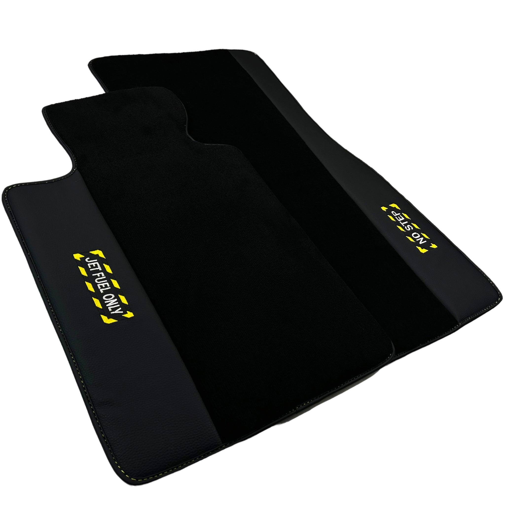 Black Floor Mats For BMW X3M Series F97 | Fighter Jet Edition - AutoWin