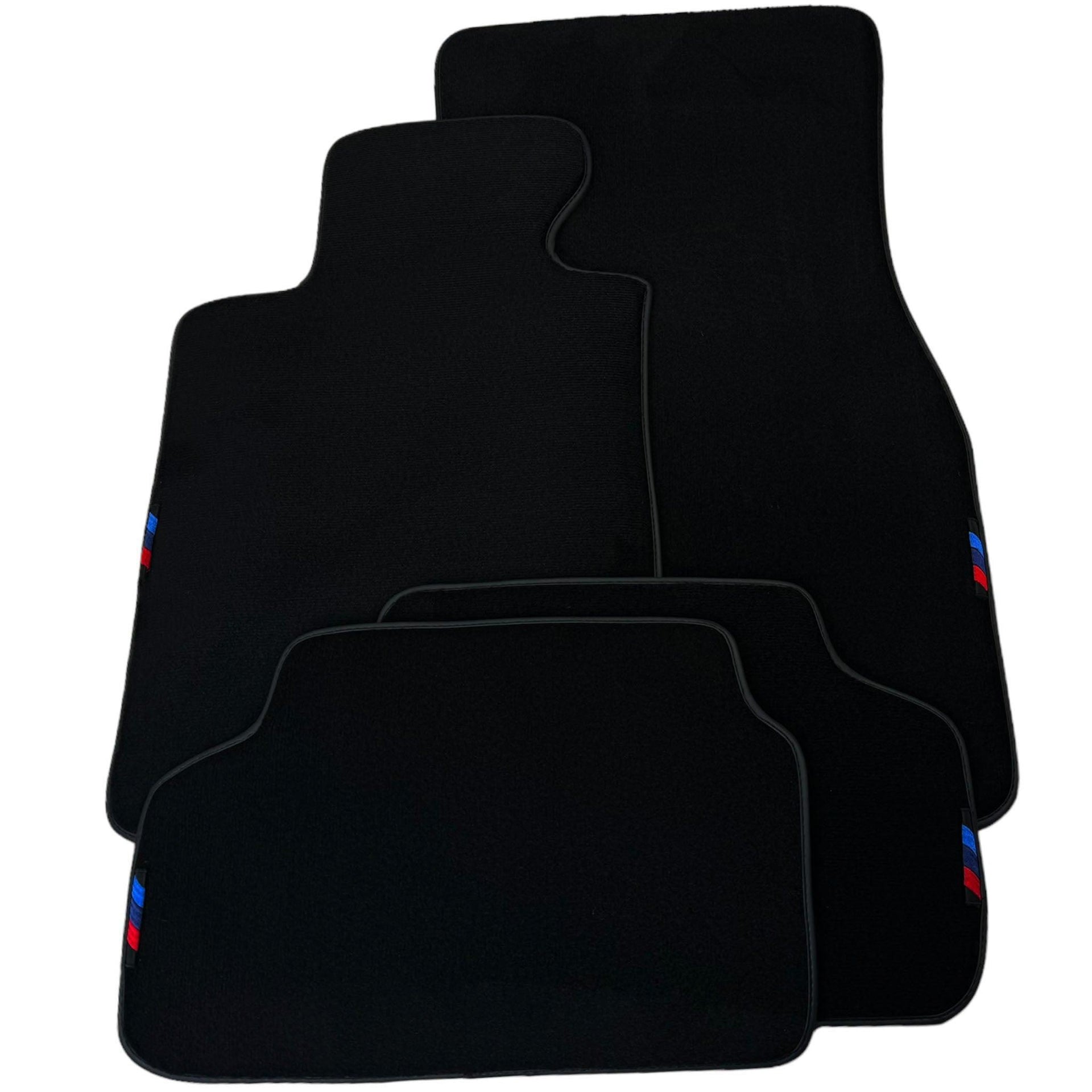 Black Floor Mats For BMW X5 Series E70 | Black Trim - AutoWin