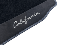 Black Floor Mats For Ferrari California 2008-2014 With Alcantara - AutoWin