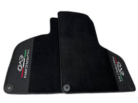 Lamborghini Huracan EVO (2014-2023): Black Leather Floor Mats