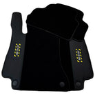 Black Floor Mats For Mercedes Benz C-Class S203 Estate 4Matic (2001-2007) | Fighter Jet Edition - AutoWin