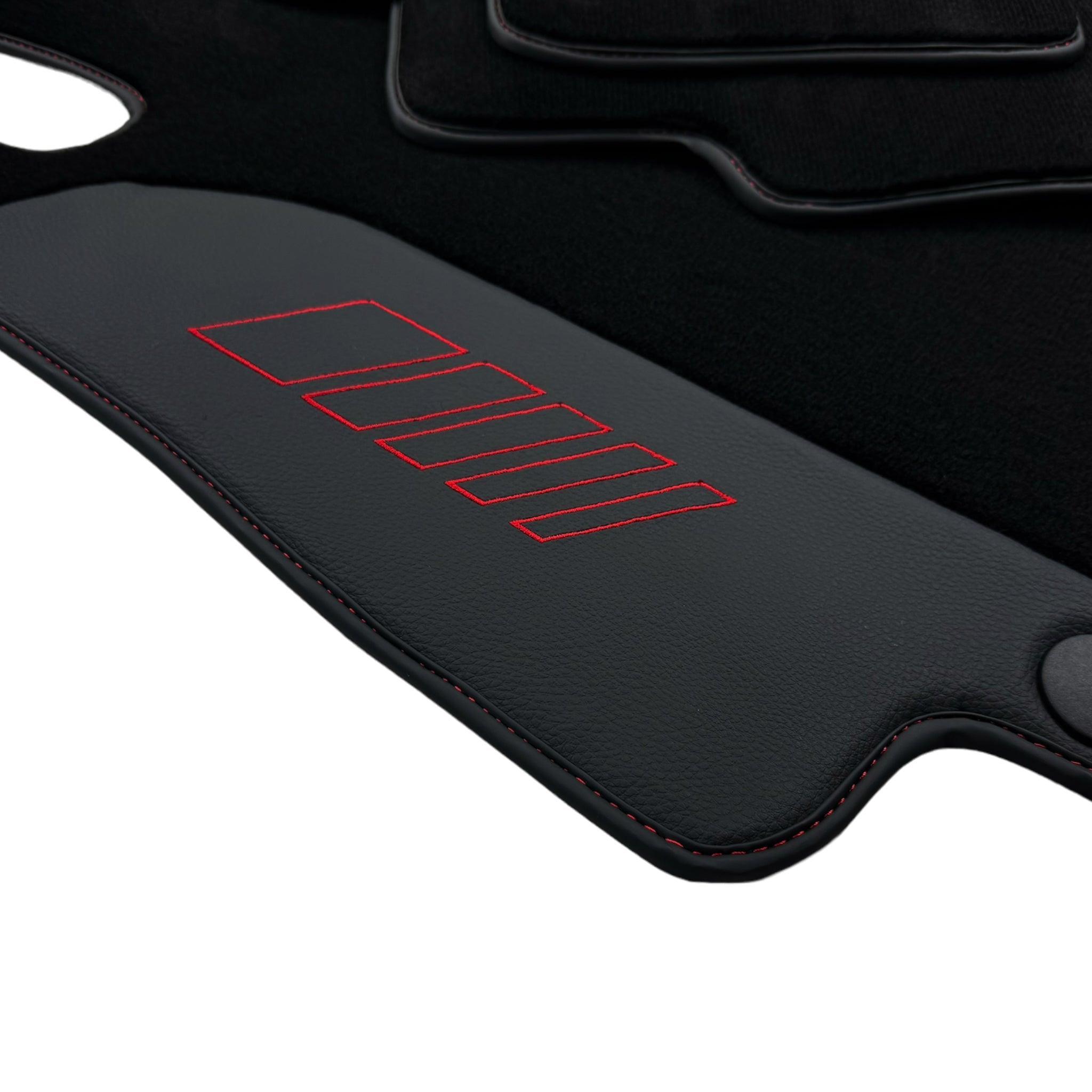 Black Floor Mats For Mercedes Benz C-Class S204 Estate (2007-2014) | AutoWin Edition - AutoWin
