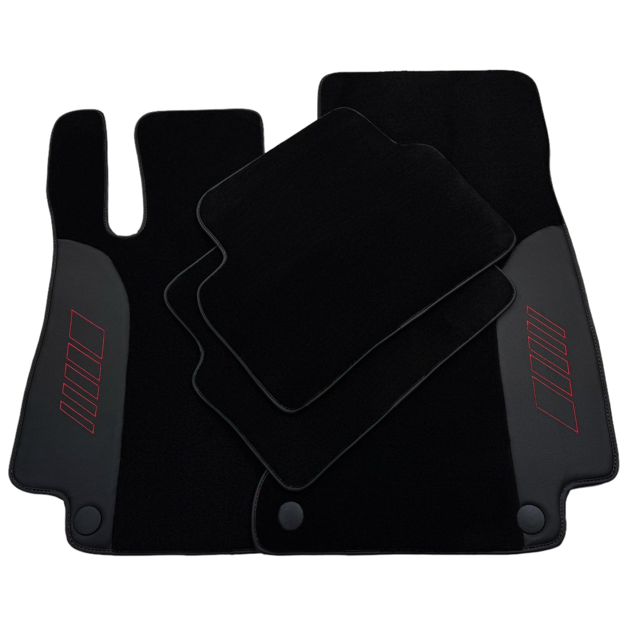 Black Floor Mats For Mercedes Benz C-Class S204 Estate (2007-2014) | AutoWin Edition - AutoWin