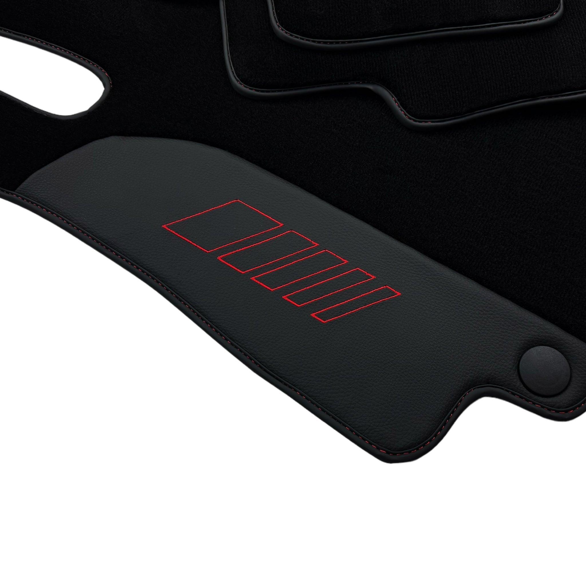 Black Floor Mats For Mercedes Benz C-Class S204 Estate (2007-2014) | AutoWin Edition - AutoWin