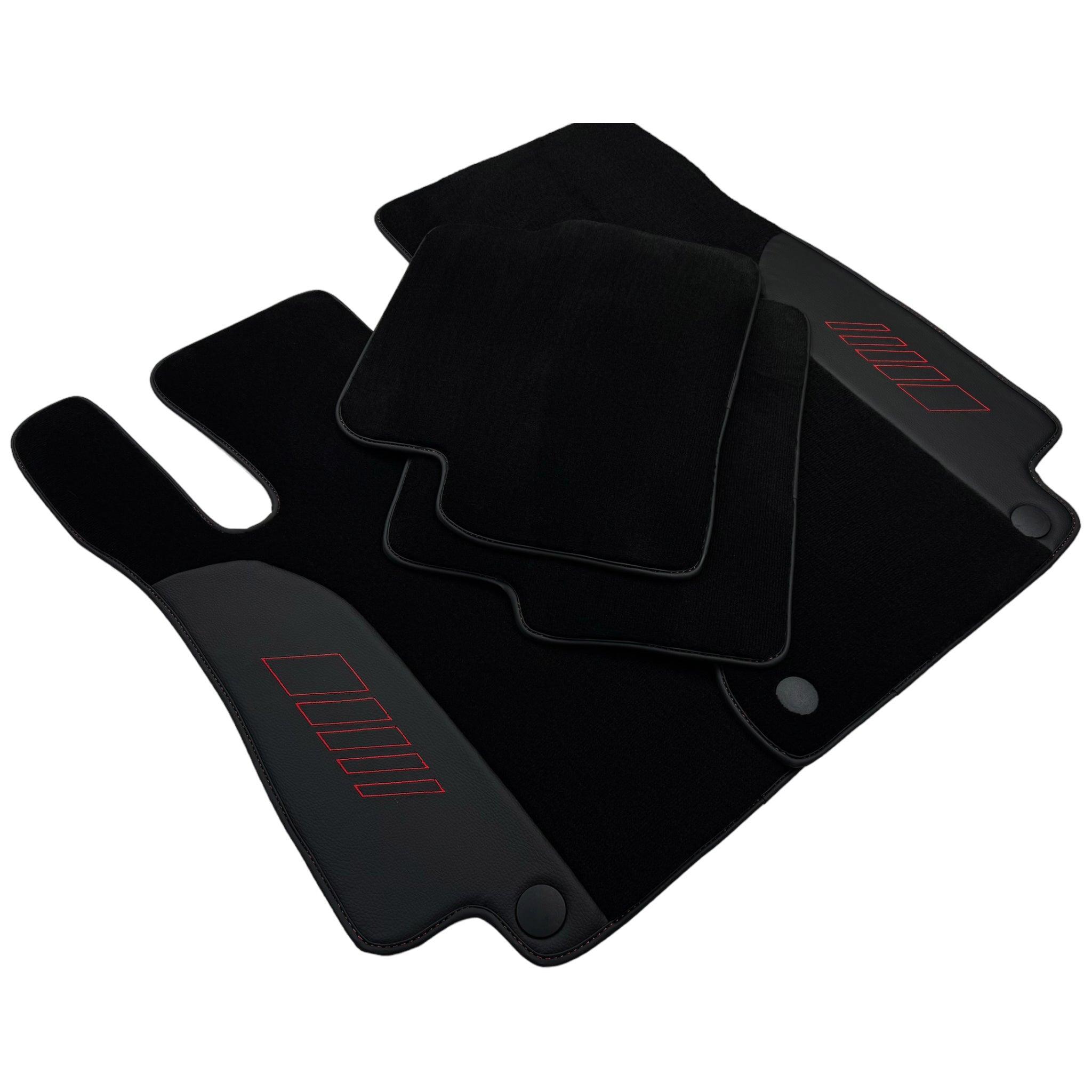 Black Floor Mats For Mercedes Benz C-Class S204 Estate (2007-2014) | AutoWin Edition - AutoWin