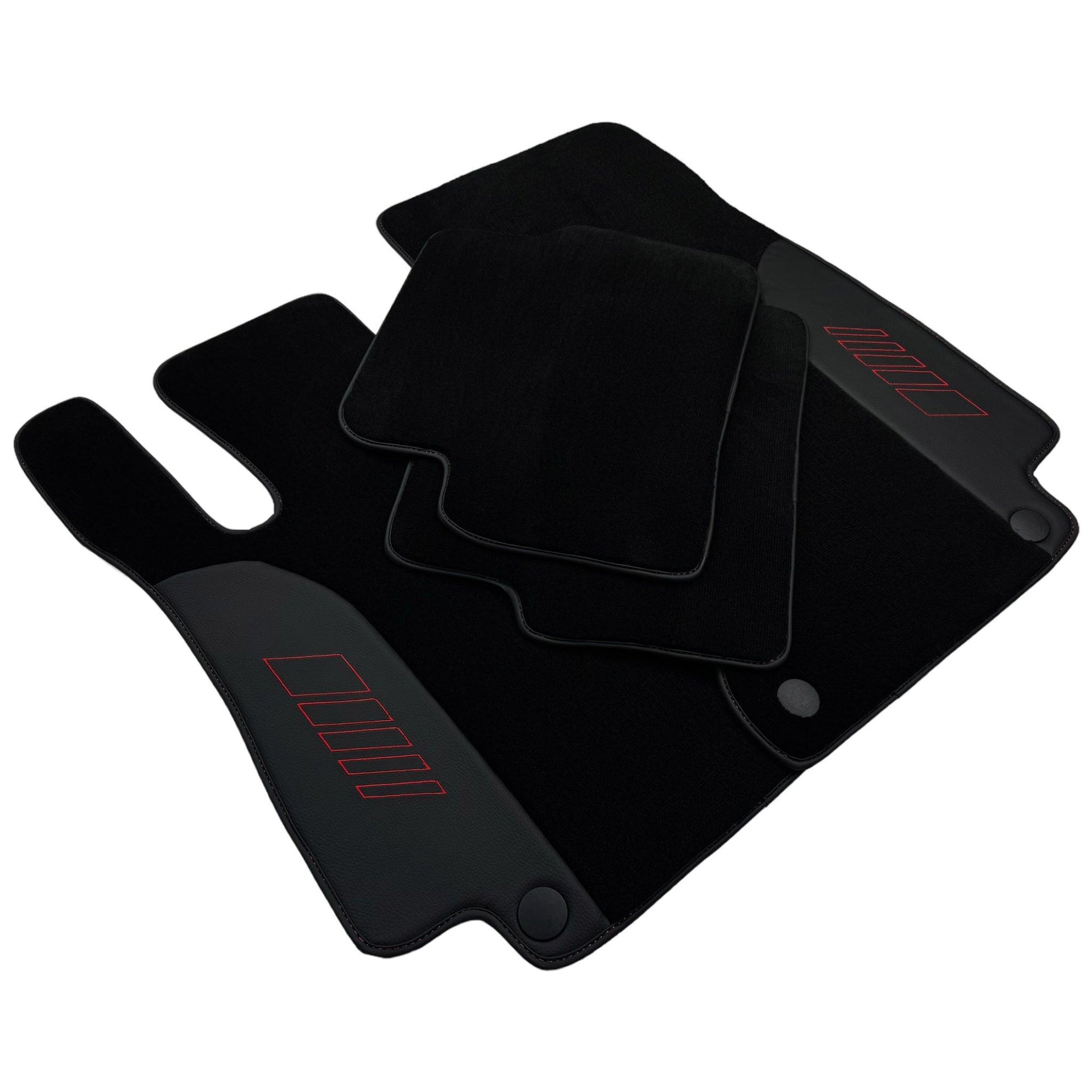 Black Floor Mats For Mercedes Benz E-Class S211 Estate 4Matic (2003-2009) | AutoWin Edition - AutoWin