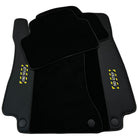 Black Floor Mats For Mercedes Benz GLC-Class C253 Coupe (2019-2023) | Fighter Jet Edition - AutoWin