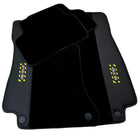 Black Floor Mats For Mercedes Benz M-Class W166 (2011-2015) | Fighter Jet Edition - AutoWin