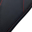 Black Leather Floor Mats For Mercedes Benz EQA-Class H243 (2021-2023) | ER56 Design - AutoWin