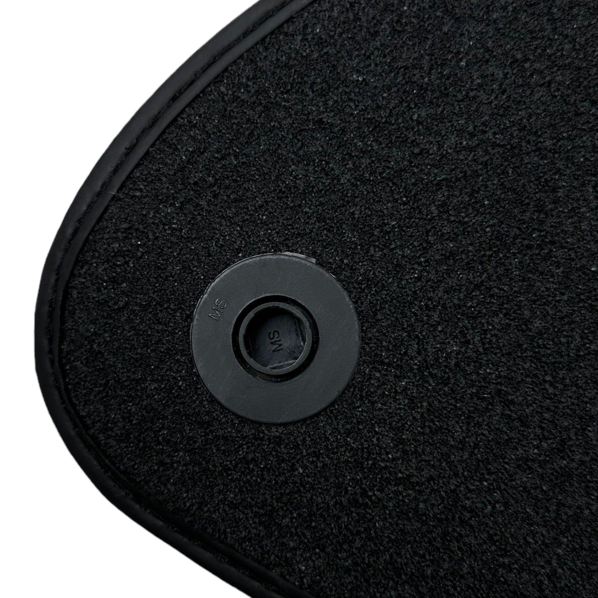 Black Luxury Floor Mats For Mercedes Benz B-Class W246 (2011-2019) | ER56 Design - AutoWin