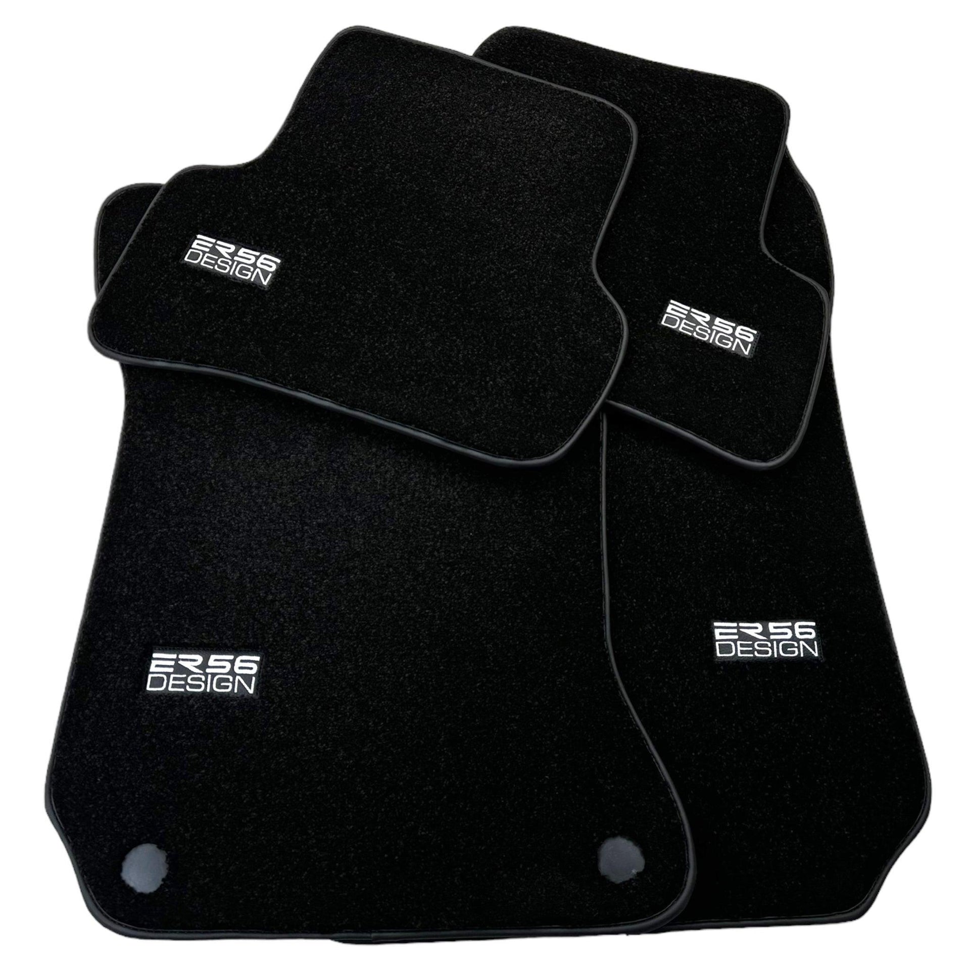 Black Luxury Floor Mats For Mercedes Benz M-Class W166 (2011-2015) | ER56 Design - AutoWin