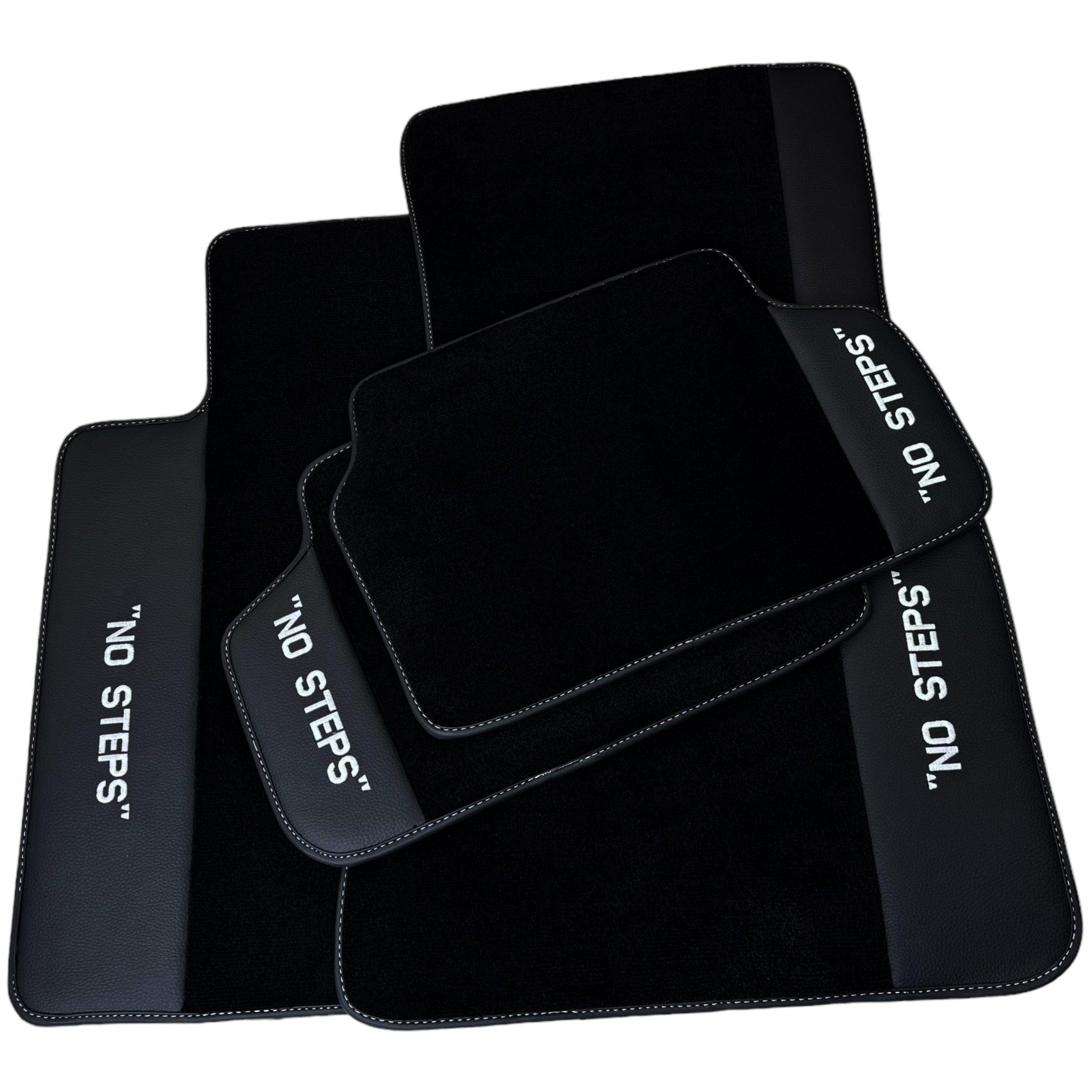 Black Mats For BMW 7 Series E38 Long No Steps Edition - AutoWin