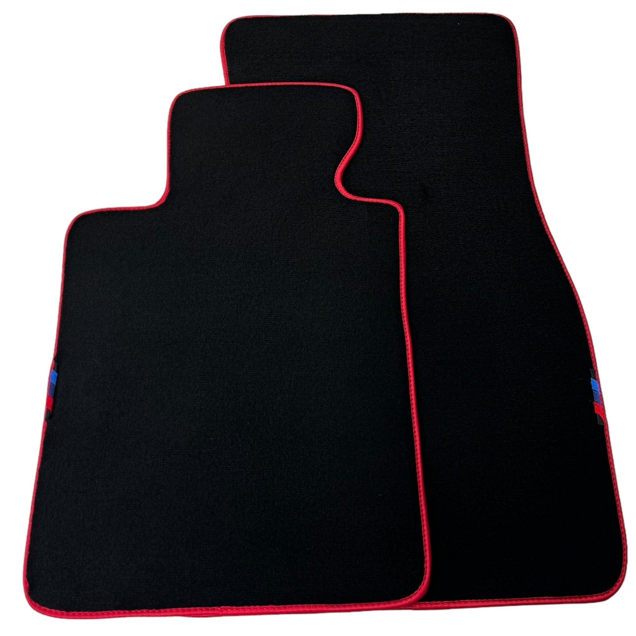 Black Mats For BMW M5 E60 | Red Trim - AutoWin