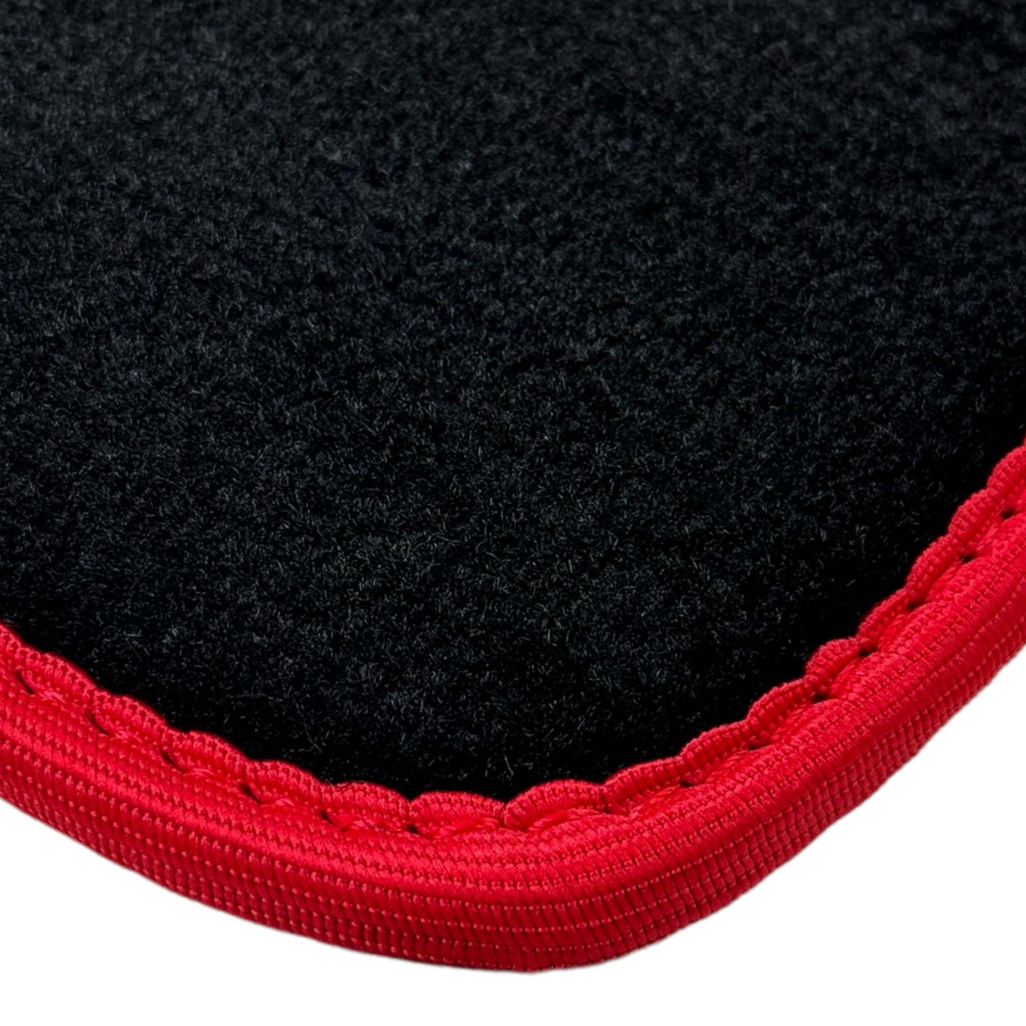Black Mats For BMW M5 E60 | Red Trim - AutoWin