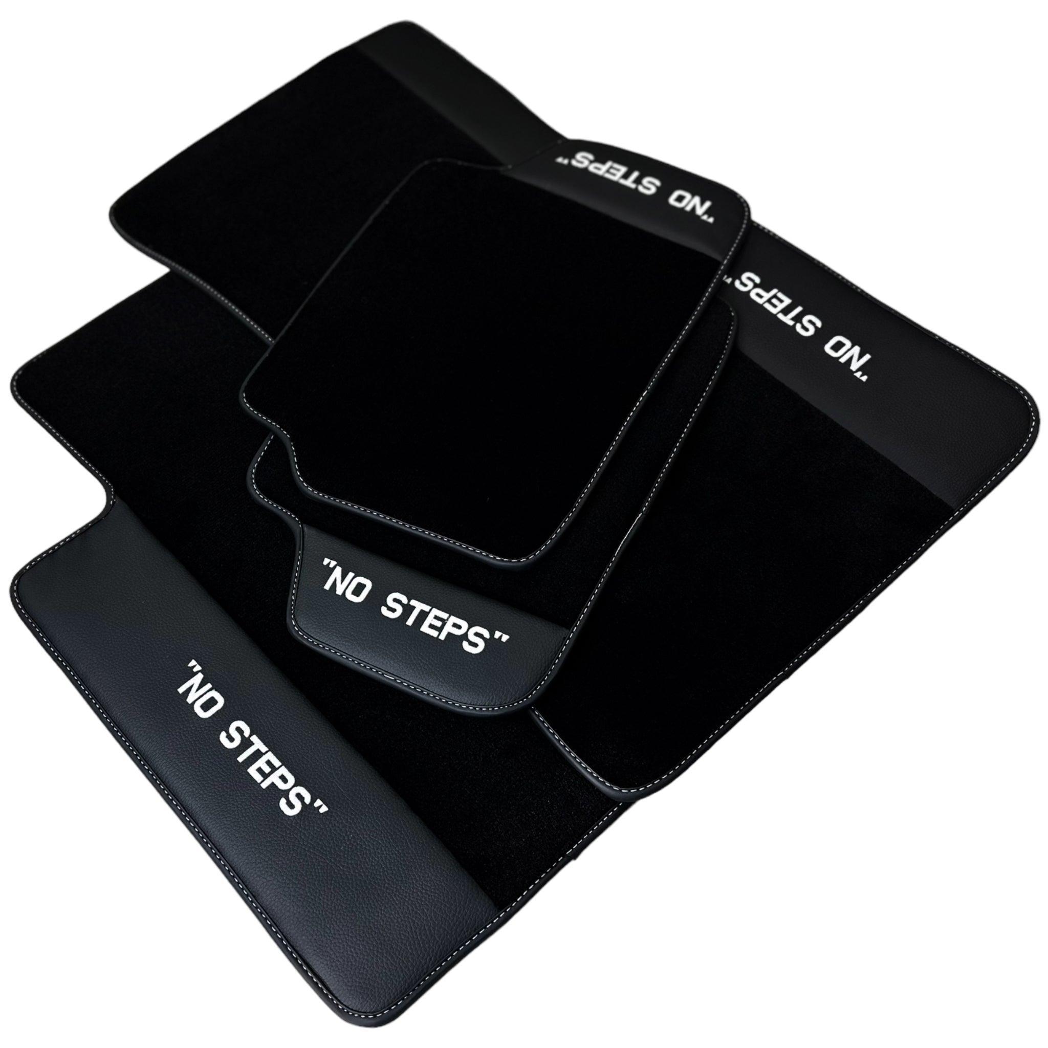 Black Mats For BMW M8 F93 4-door Gran Coupe No Steps Edition - AutoWin