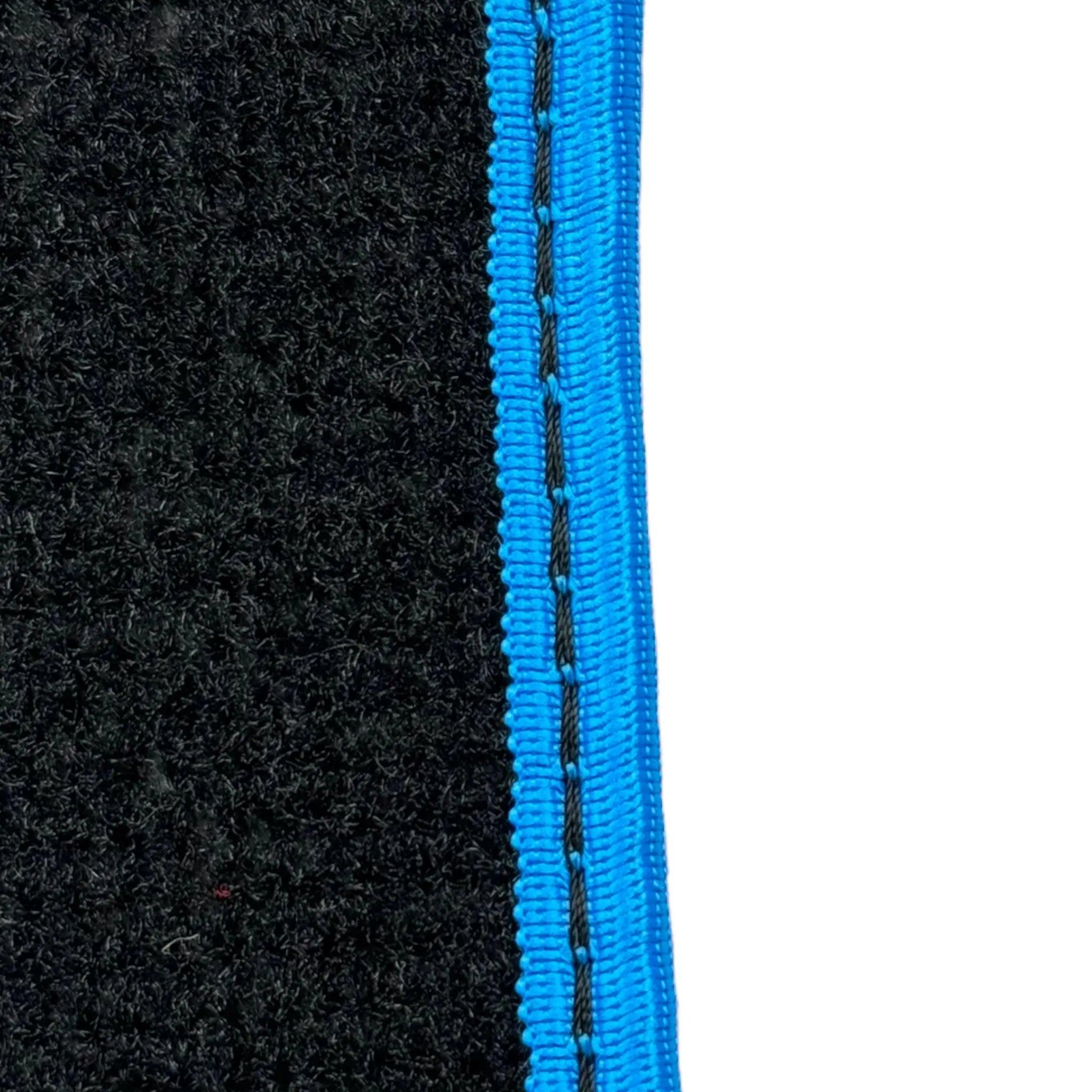 Black Mats For BMW M8 F93 4-door Gran Coupe | Sky Blue Trim - AutoWin