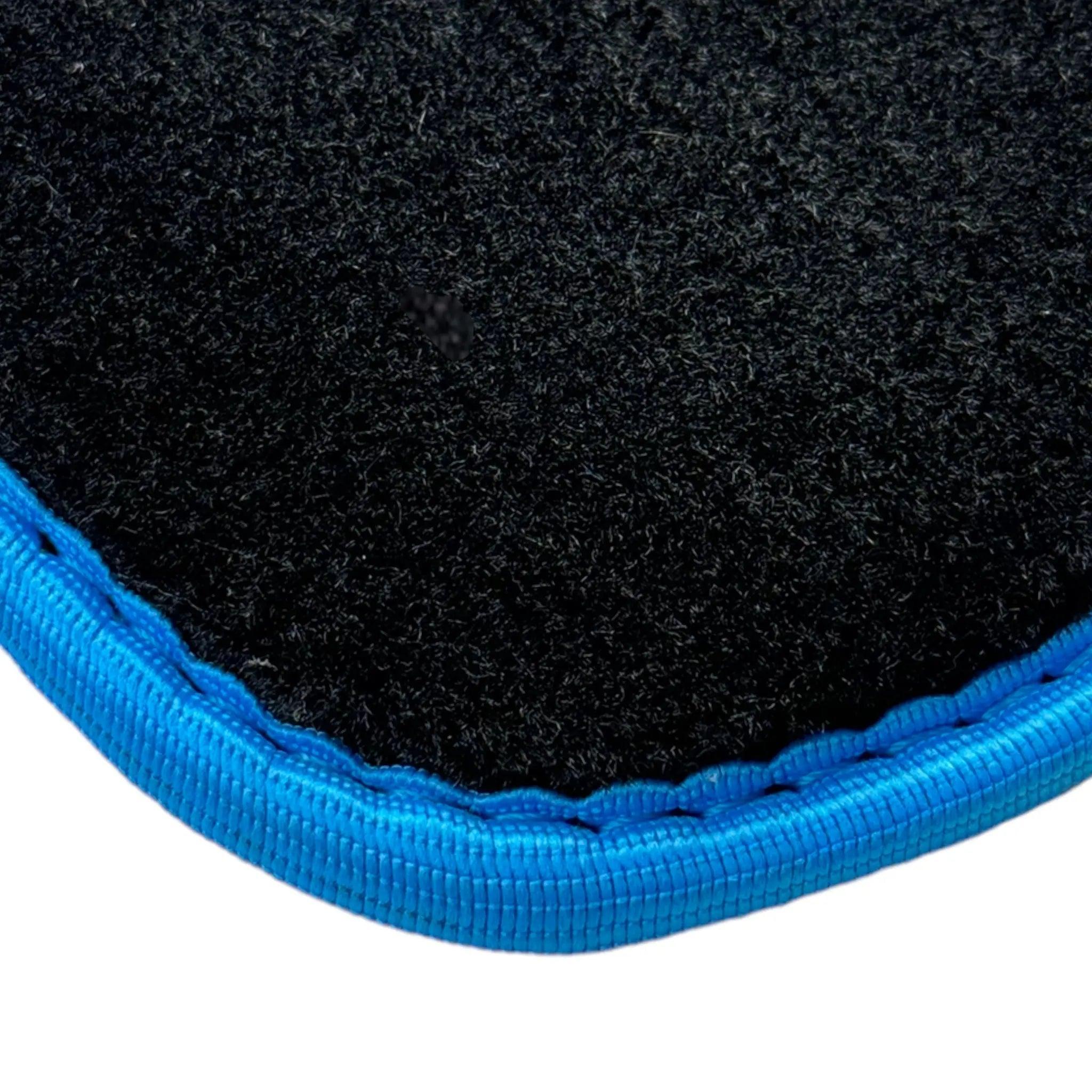 Black Mats For BMW M8 F93 4-door Gran Coupe | Sky Blue Trim - AutoWin