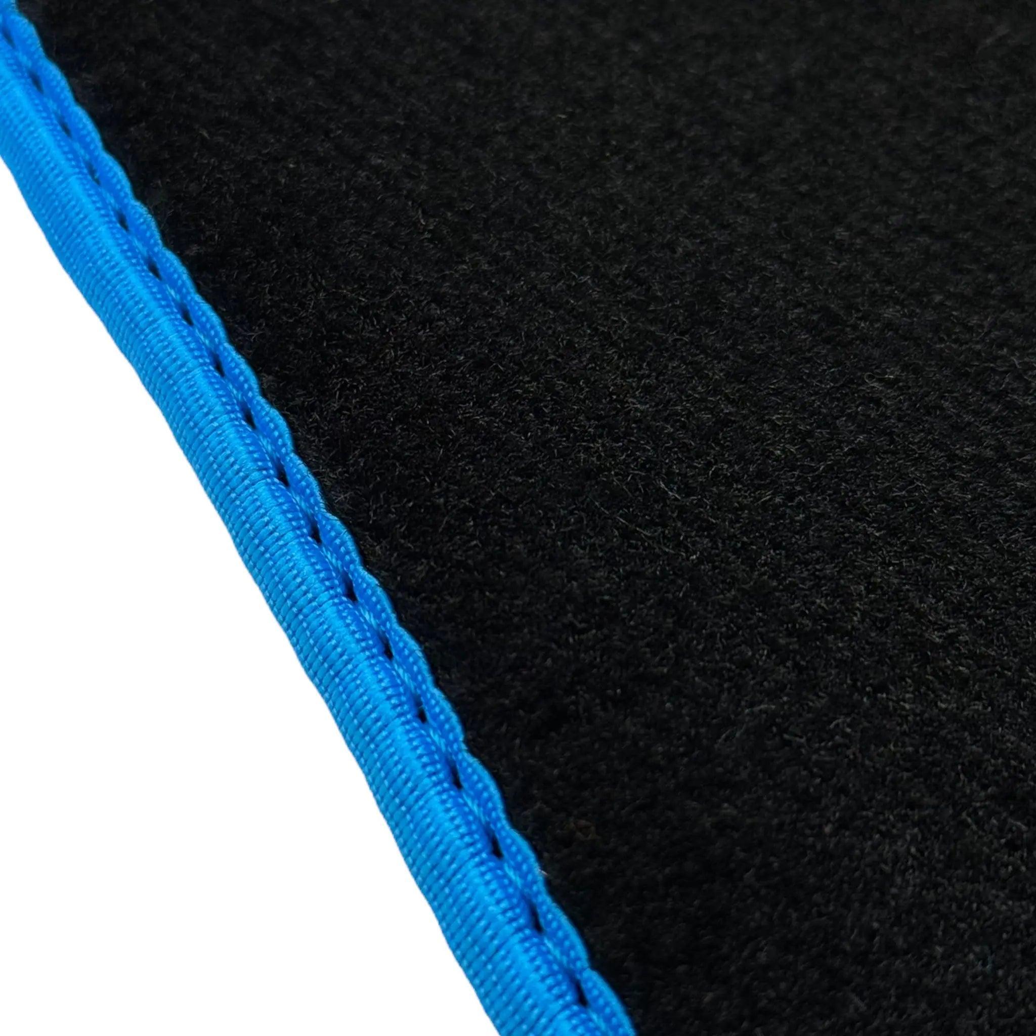 Black Mats For BMW M8 F93 4-door Gran Coupe | Sky Blue Trim - AutoWin