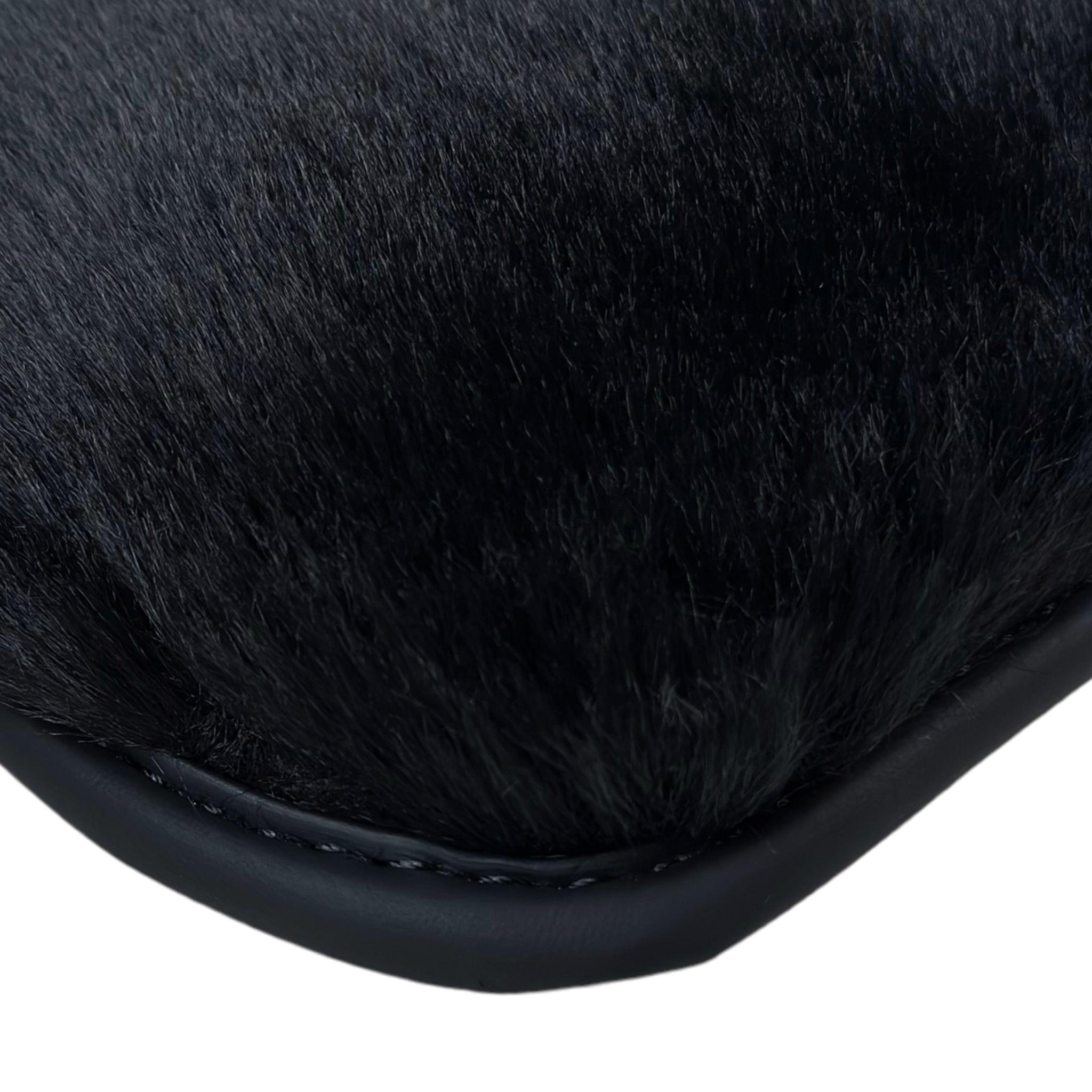 Black Sheepskin Floor Mats For BMW M5 E60 No Steps Edition - AutoWin