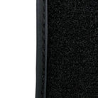 Black Sheepskin Floor Mats For BMW M6 E64 Convertible No Steps Edition - AutoWin