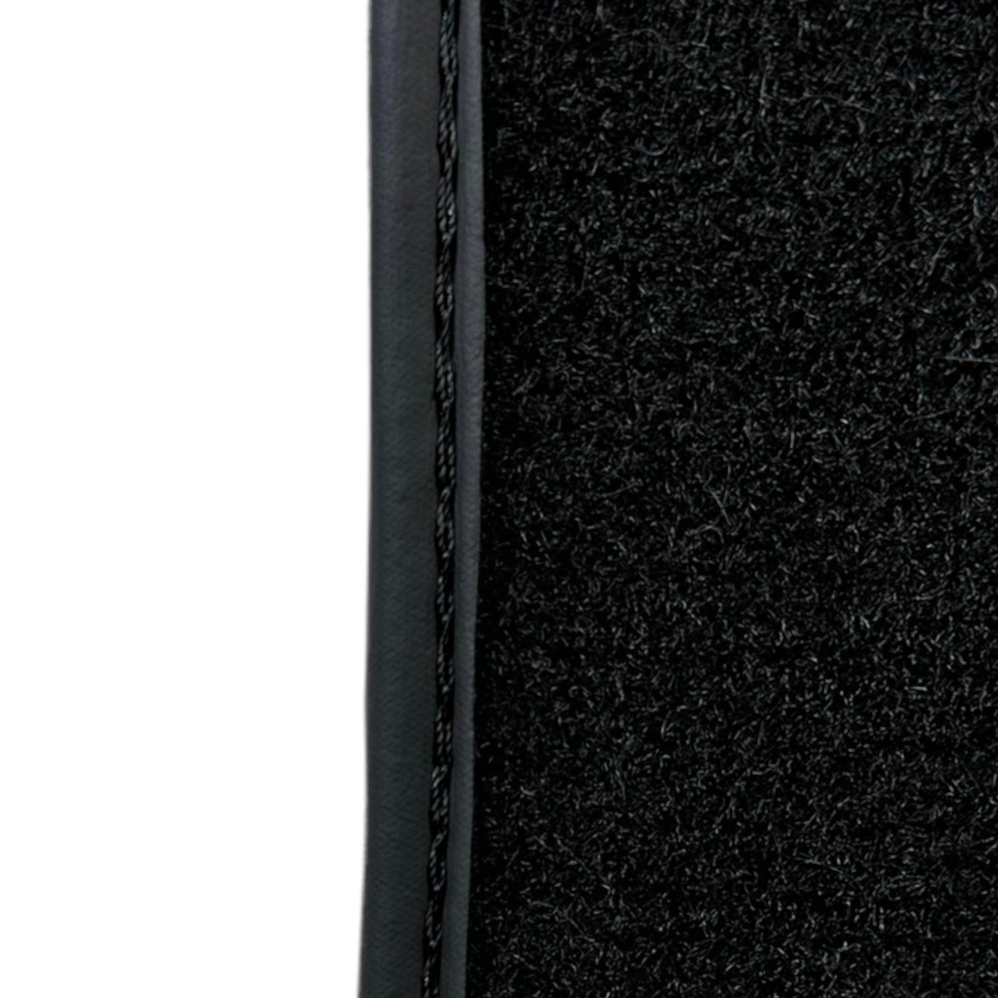 Black Sheepskin Floor Mats For BMW M8 F93 4-door Gran Coupe No Steps Edition - AutoWin