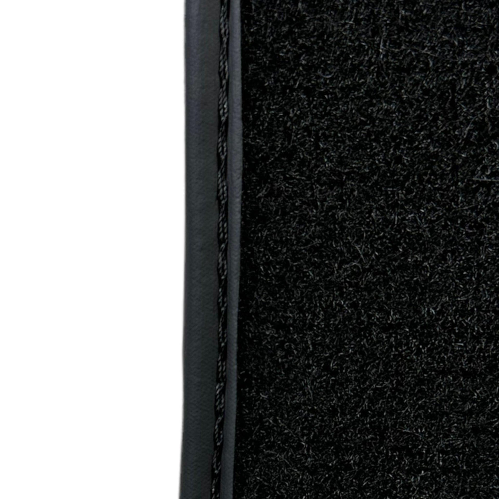 Black Sheepskin Floor Mats For BMW X3 - E83 SUV No Steps Edition - AutoWin