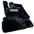 Black Sheepskin Floor Mats For Mercedes Benz C-Class S202 Estate (1996-2000) | ER56 Design - AutoWin