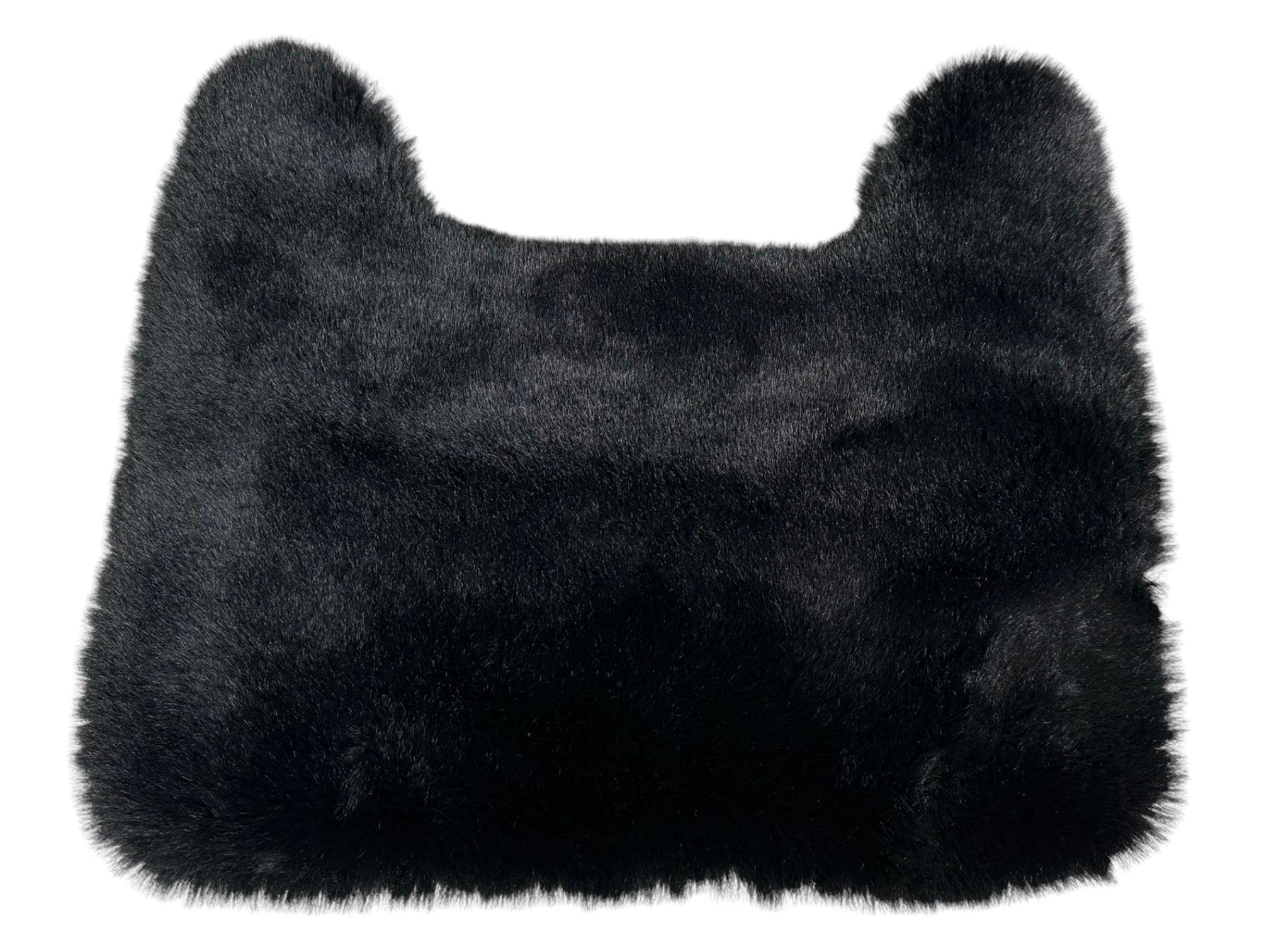 Black Sheepskin Floor Mats For Mercedes-Benz G Class 2019-2022 W463 ER56 Design - AutoWin