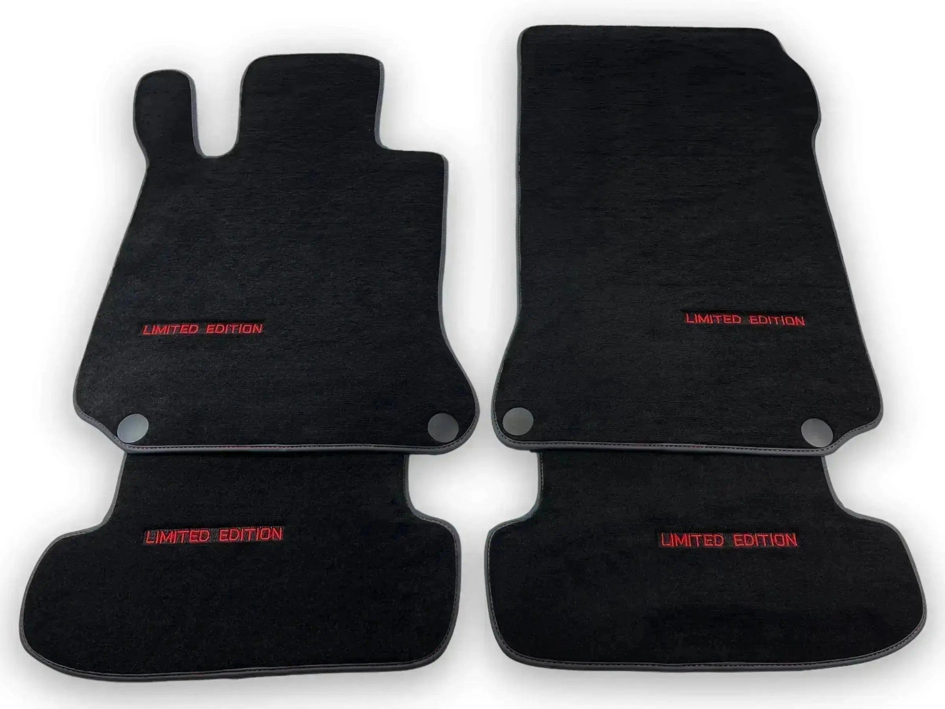 Black Sheepskin Floor Mats For Mercedes Benz S-Class X222 Maybach (2015-2021) | ER56 Design - AutoWin