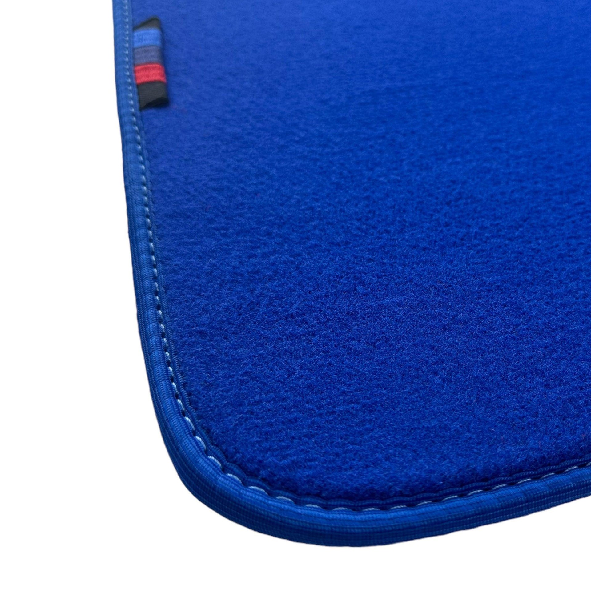 Blue Floor Mats For BMW Z4 Series E85 Convertible (2003-2008) With M Package - AutoWin