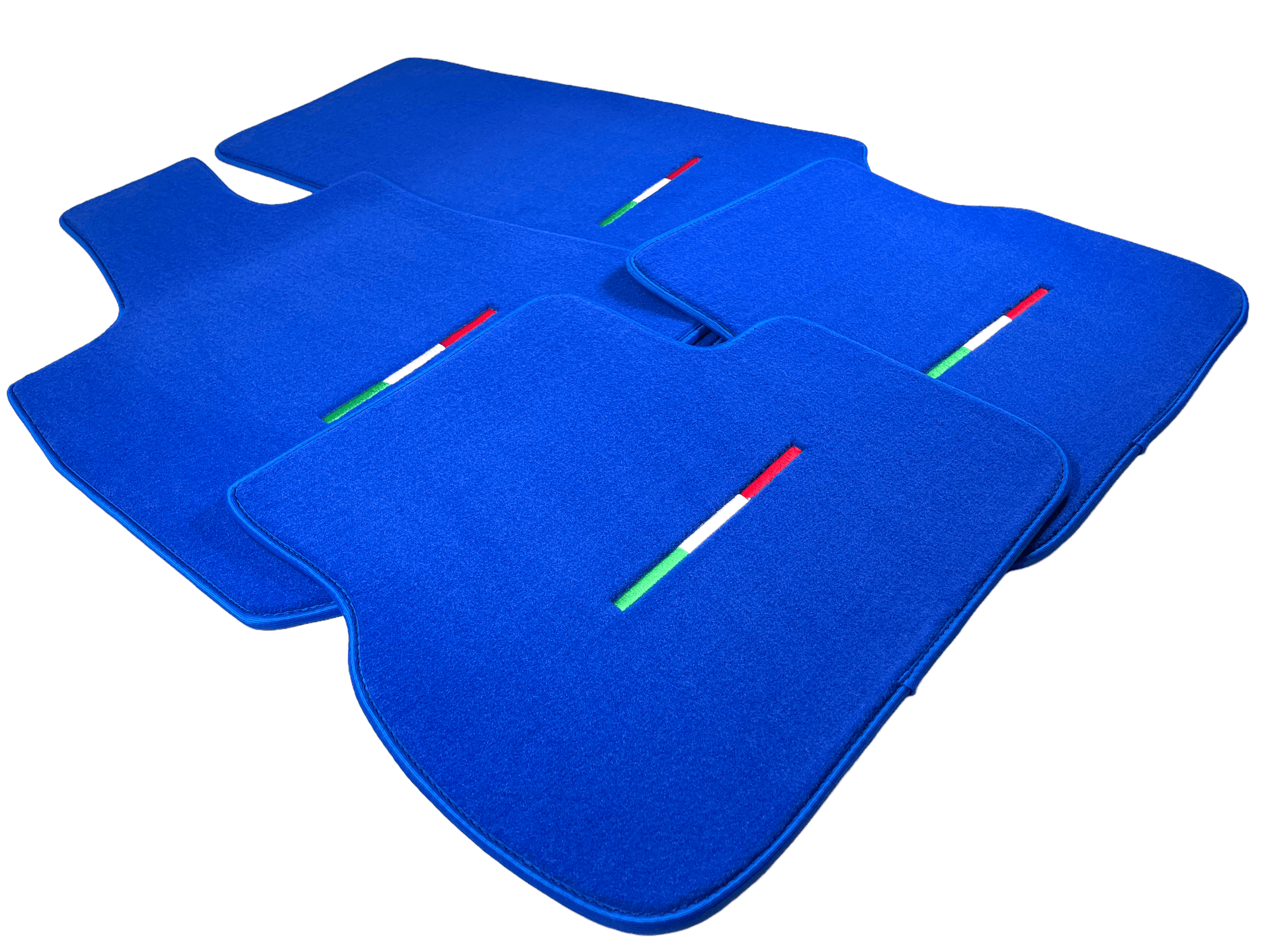 Blue Floor Mats For Maserati Ghibli 2013-2022 Italy Edition - AutoWin