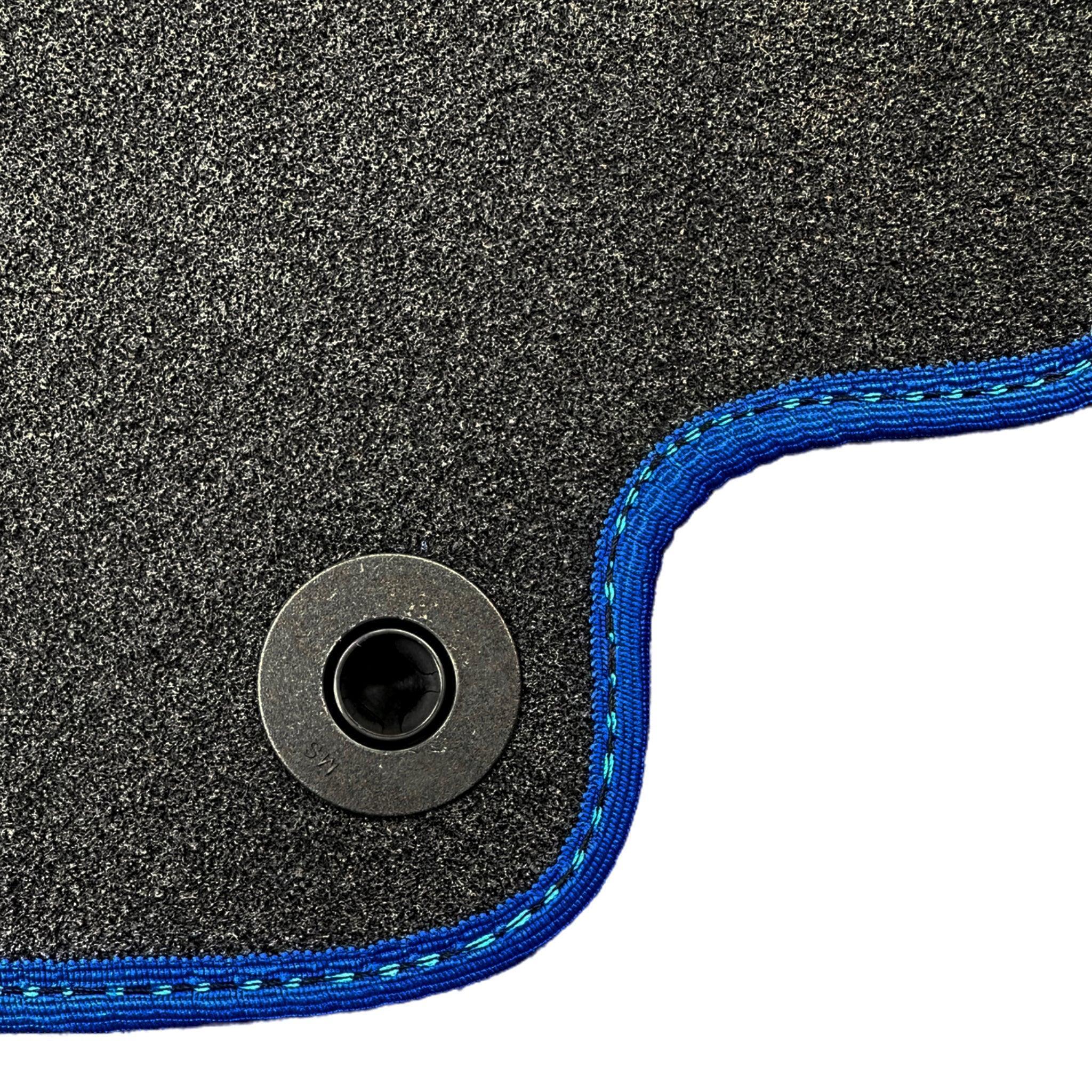 Blue Floor Mats For Mercedes Benz A-Class W176 (2012-2018) | Limited Edition - AutoWin