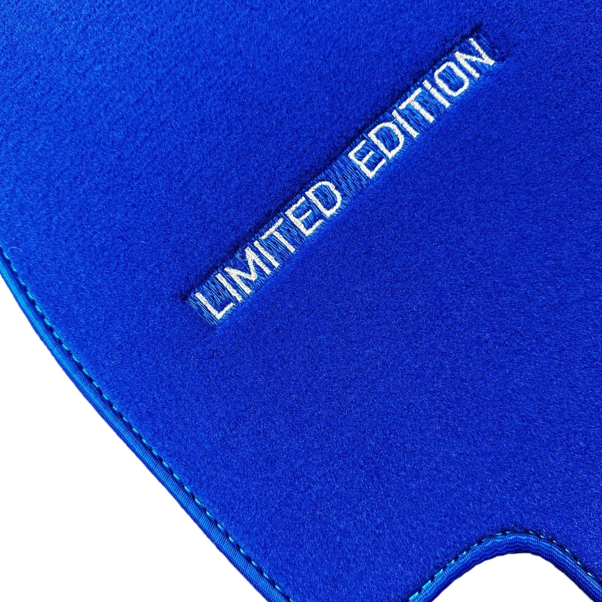 Blue Floor Mats For Mercedes Benz A-Class W176 (2012-2018) | Limited Edition - AutoWin