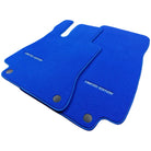 Blue Floor Mats For Mercedes Benz A-Class W176 (2012-2018) | Limited Edition - AutoWin