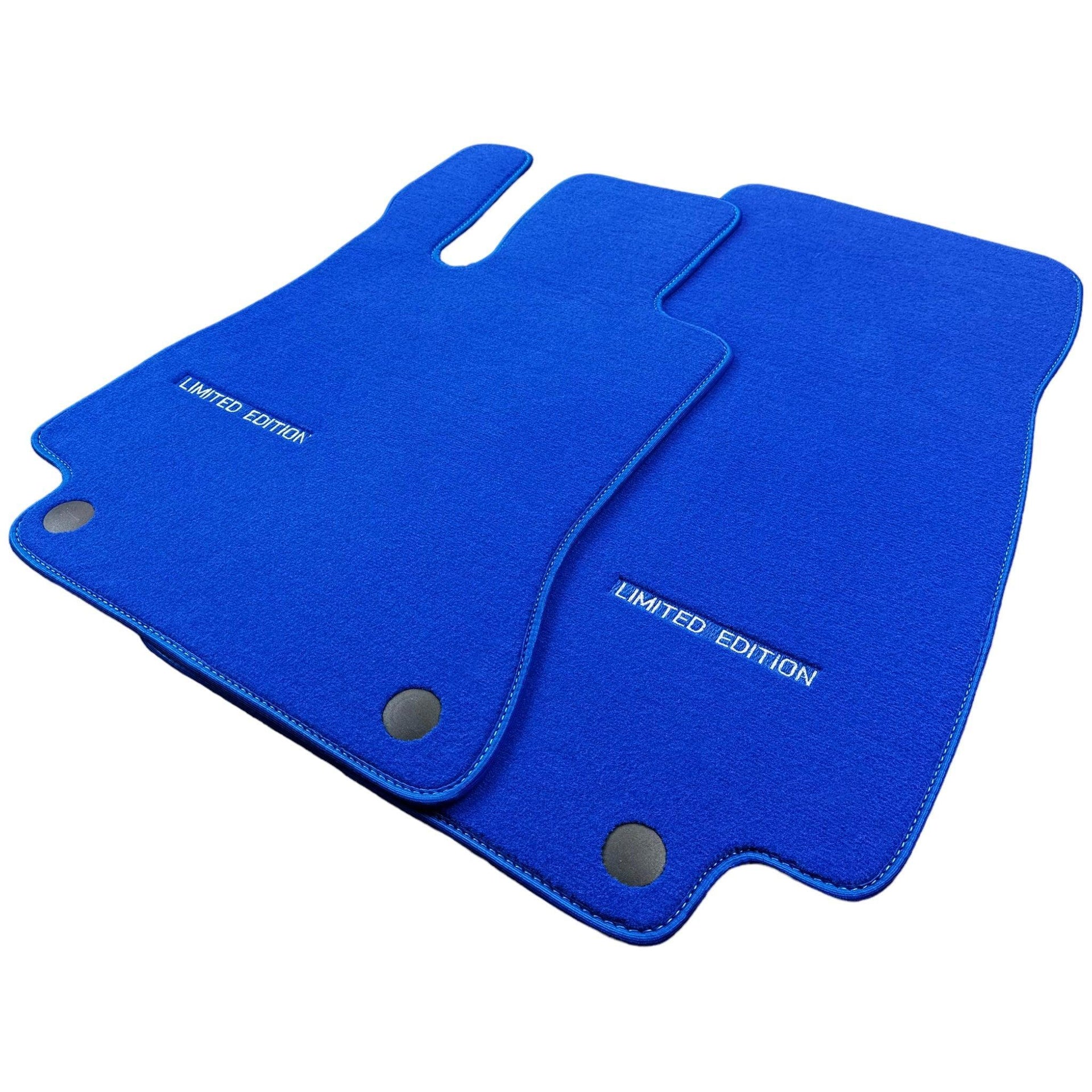 Blue Floor Mats For Mercedes Benz CL-Class C215 Coupe (1999-2006) | Limited Edition - AutoWin