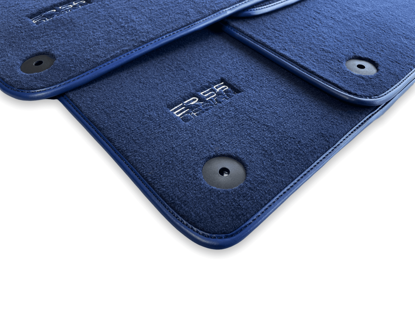 Dark Blue Floor Mats for A7 - C8 (2018-2023) | ER56 Design - AutoWin