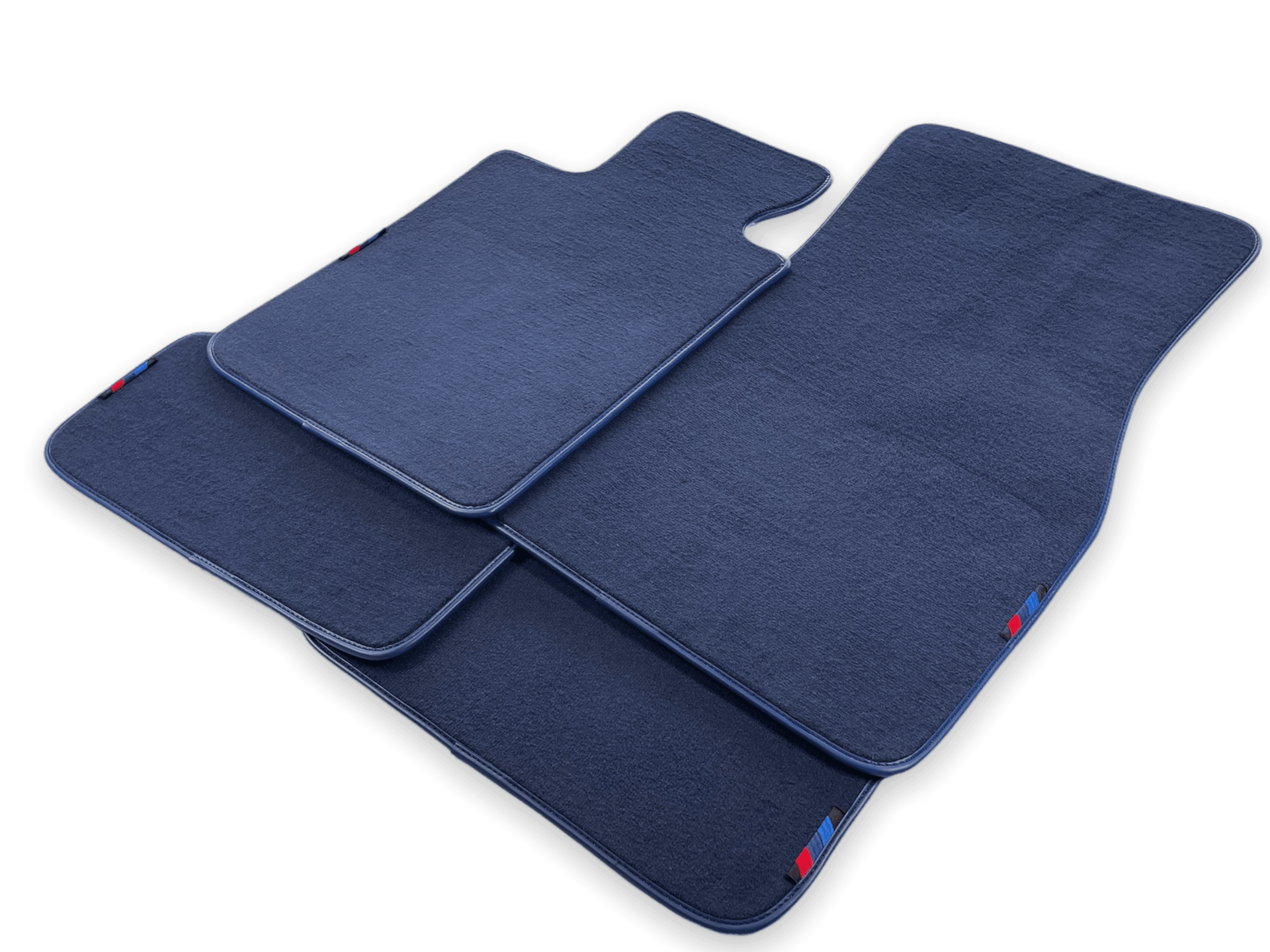 Dark Blue Floor Mats For BMW X3 Series G01 With M Package - AutoWin