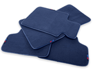 Dark Blue Floor Mats for BMW iX (2022-2024) with M Package - AutoWin