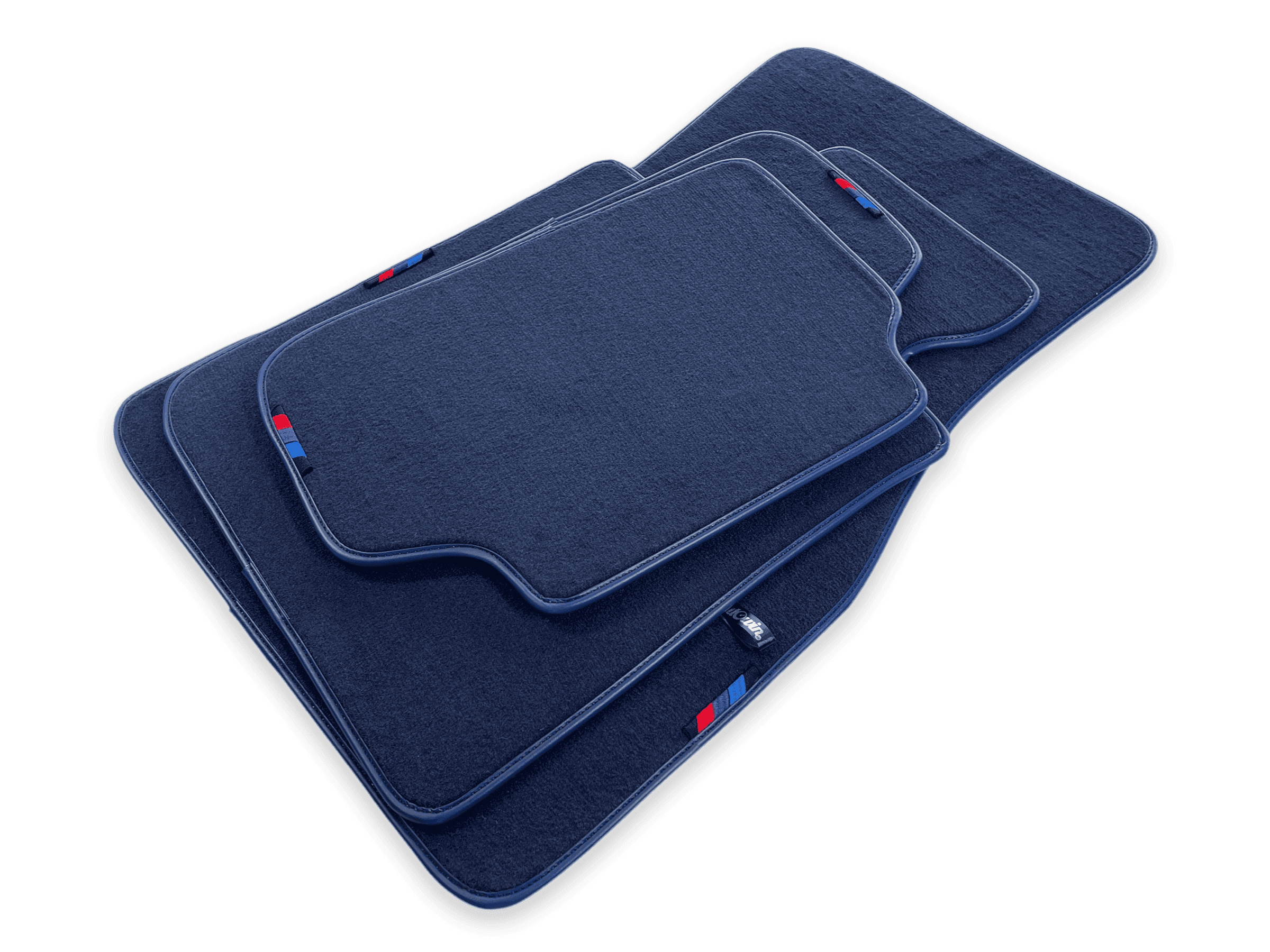 Dark Blue Floor Mats for BMW iX (2022-2024) with M Package - AutoWin