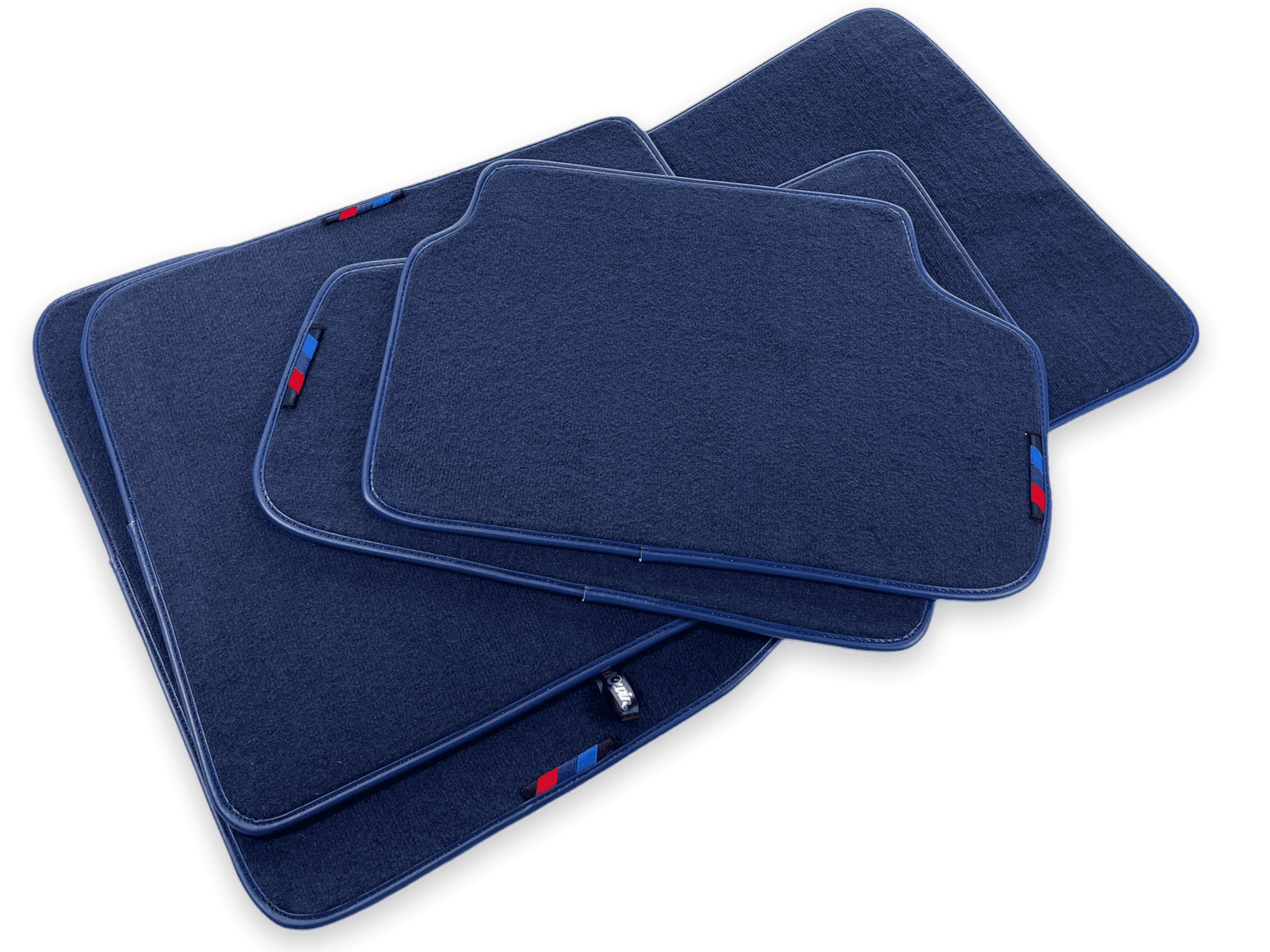 Dark Blue Floor Mats for BMW iX (2022-2024) with M Package - AutoWin